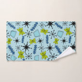 MCM Atomic Blues en groen Bad Handdoek (Handdoek)