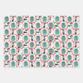 MCM Cats Kerstcadeau inpakpapier (Voorkant 2)