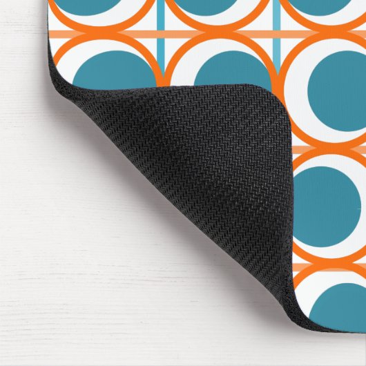 MCM-cirkels en lijnen Muismat (Hoek)