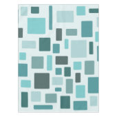 MCM Disarrayed Bricks Aquamarine Tafelkleed (Voorkant)