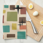 MCM Disarrayed Bricks Multicolored Theedoek (Quarter Fold)