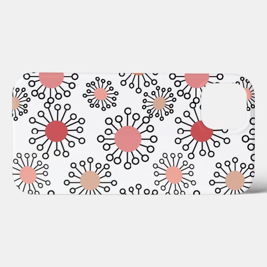 MCM Flowers Case-Mate iPhone Case (Achterkant (horizontaal))