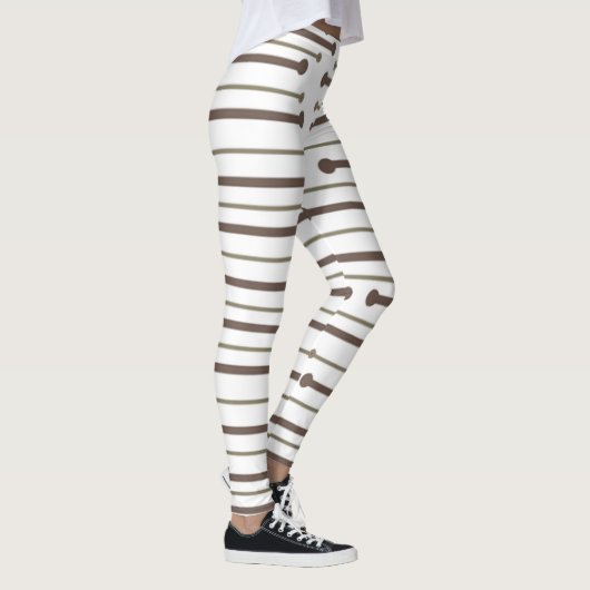 MCM Geïnspireerde lijnen Leggings (Rechts)
