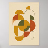 MCM Geometric Wall Art Print (Voorkant)