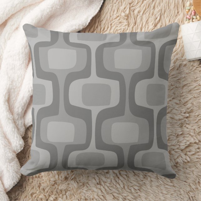 MCM Grey Tones Retro Pattern uit de middeleeuwse M Kussen (Deken)