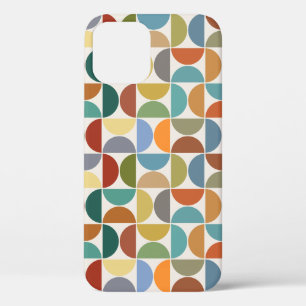 MCM Halfcirkels Patroonkleur op Crème iPhone 12 Pro Hoesje