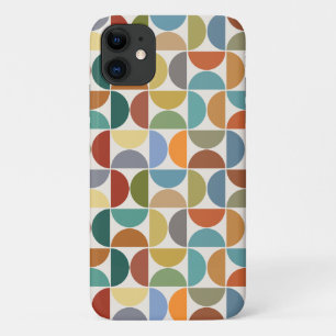 MCM Halfcirkels Patroonkleur op Crème iPhone 11 Hoesje