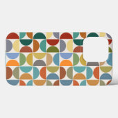 MCM Halfcirkels Patroonkleur op Crème Case-Mate iPhone Case (Achterkant (horizontaal))