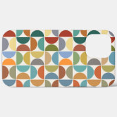 MCM Halfcirkels Patroonkleur op Crème Case-Mate iPhone Case (Achterkant (horizontaal))