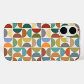 MCM Halfcirkels Patroonkleur op Crème Case-Mate iPhone Case (Achterkant (horizontaal))