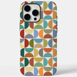 MCM Halfcirkels Patroonkleur op Crème iPhone 16 Pro Max Hoesje