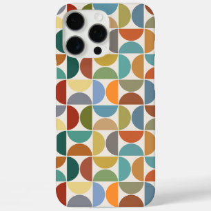 MCM Halfcirkels Patroonkleur op Crème iPhone 16 Pro Max Hoesje