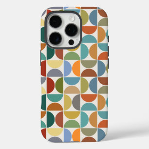 MCM Halfcirkels Patroonkleur op Crème iPhone 16 Pro Hoesje