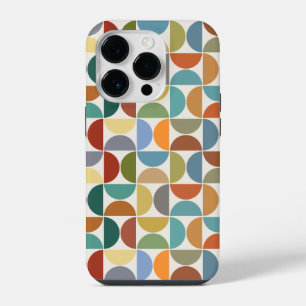 MCM Halfcirkels Patroonkleur op Crème iPhone 14 Plus Hoesje