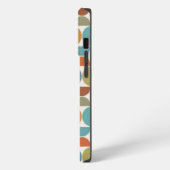 MCM Halfcirkels Patroonkleur op Crème iPhone Hoesje (Linkerkant)