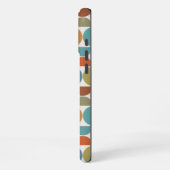 MCM Halfcirkels Patroonkleur op Crème iPhone Hoesje (Linkerkant)