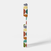 MCM Halfcirkels Patroonkleur op Crème iPhone Hoesje (Rechterkant)