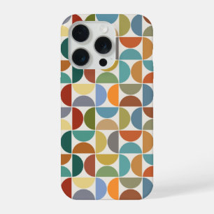 MCM Halfcirkels Patroonkleur op Crème iPhone 15 Pro Hoesje