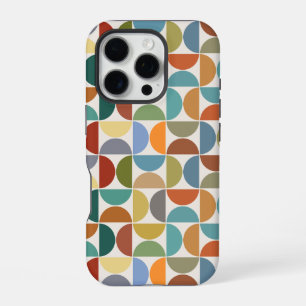 MCM Halfcirkels Patroonkleur op Crème iPhone 16 Pro Hoesje