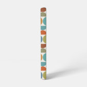 MCM Halfcirkels Patroonkleur op Crème Samsung Galaxy Hoesje (Linkerkant)