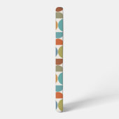 MCM Halfcirkels Patroonkleur op Crème Samsung Galaxy Hoesje (Linkerkant)