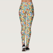 MCM Halfcirkels Rpt Patroon Kleur op Crème Leggings (Achterkant)