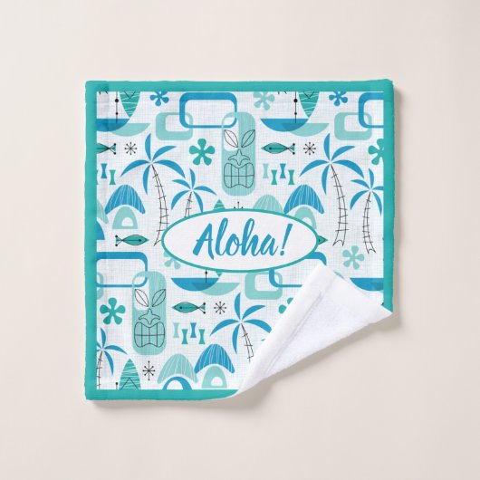 MCM Hawaiian Village - Blue (Gant de toilette)