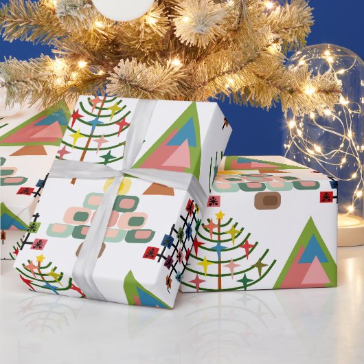 MCM Kerstbomen Cadeaupapier (Feestdagen)