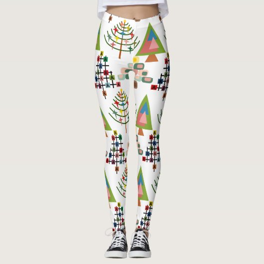 MCM Kerstbomen Leggings (Voorkant)