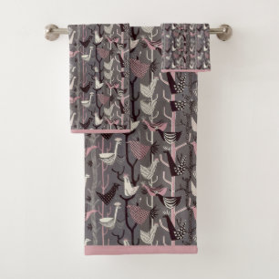 MCM Oiseaux Poules Canards Rose Noir Gris Blanc