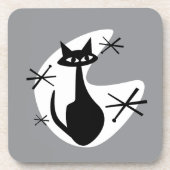 MCM Onderzetters Atomic Age Kat Boomerang Starburs (Voorkant)