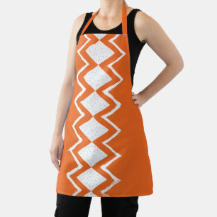MCM Oranje terracotta midden-eeuws motief Schort