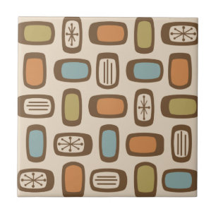 MCM-rechthoeken uit de Middeleeuwse eeuw, multicol Tegeltje