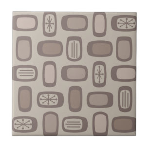 MCM Ronde rechthoeken uit de Middeleeuwen Tegeltje