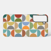 MCM Semicircles Grote Patroon Kleur op Crème Samsung Galaxy Hoesje (Achterkant horizontaal)