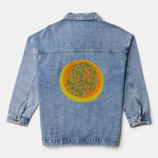 MCM-strepen Denim Jacket (Achterkant)