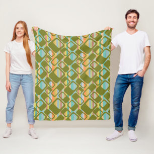 MCM-strepen Fleece Deken