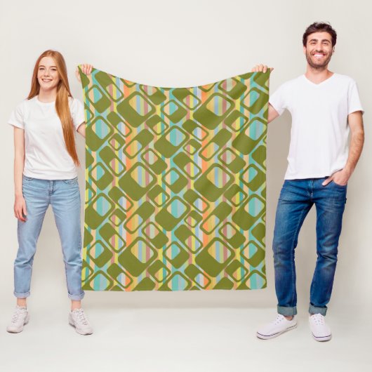 MCM-strepen Fleece Deken (In situ)