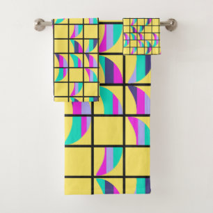 MCM Tic-Tac-Toe Bad Handdoek