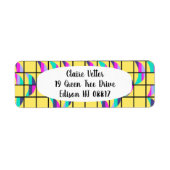 MCM Tic-Tac-Toe Etiket (Voorkant)