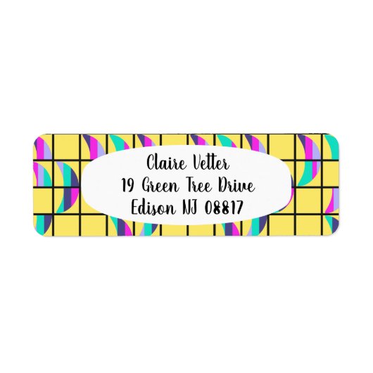 MCM Tic-Tac-Toe Etiket (Voorkant)