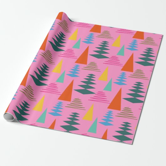 MCM Trees  Cadeaupapier (Uitgerold)