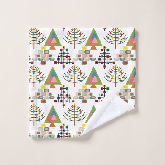 MCM Xmas Trees (Gant de toilette)