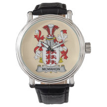 McMahon Familiewapen Horloge 