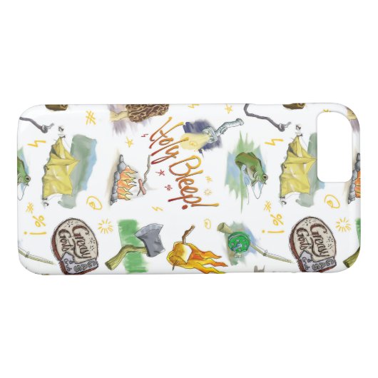 McManus Outdoorachtergrond Case-Mate iPhone Case (Achterkant (Horizontaal))