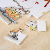 McManus Outdoorachtergrond Legpuzzel (Zijkant)