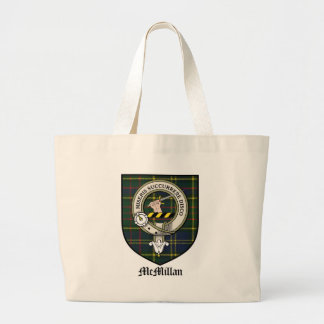 McMillan Clan Crest Badge Tartan Grote Tote Bag