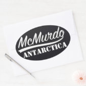McMurdo, Autocollant Antarctique (Enveloppe)