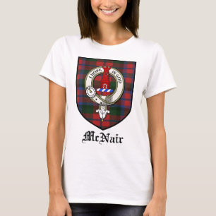 McNair Clan Crest Badge Tartan T-shirt