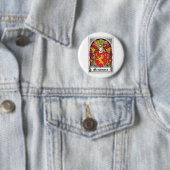 Mcnamara Family Crest Ronde Button 5,7 Cm (In situ)